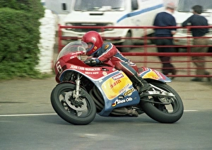 Images Dated 20th September 2013: Alan Jackson (Moriwaki Kawasaki) 1983 Formula One TT