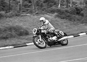 Images Dated 18th April 2022: Alan Kipper Killip (Triumph Travelling marshal) 1975 Manx Grand Prix