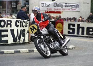 Images Dated 18th April 2022: Alan Kipper Killip (Triumph Travelling marshal) 1968 Manx Grand Prix