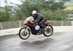 Alan Morgan (AJS) 1967 Junior Manx Grand Prix