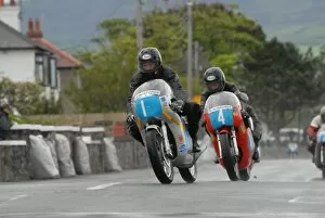 Alan Oversby Gallery: Alan Oversby (Honda) and Derek Whalley (Aermacchi) 2007 Pre TT Classic