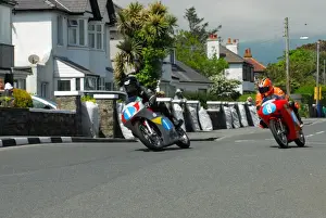 Alan Oversby (Honda) and Roy Richardson (Honda) 2014 Pre TT Classic