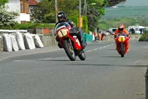 Alan Oversby Gallery: Alan Oversby (Weslake) & Roy Richardson (Aermacchi) 2014 Pre TT Classic