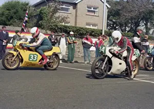 Alan Potter (Armstrong) & Derek Wagstaff (Yamaha) 1987 Lightweight Manx Grand Prix