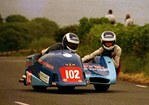 Images Dated 10th March 2018: Alan Shand & Neil Miller (Ireson Yamaha) 1988 Sidecar TT