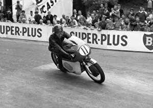 Images Dated 28th September 2013: Alan Shepherd (Kirby AJS) 1963 Junior TT