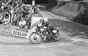 Images Dated 22nd November 2015: Alan Taylor (Norton) 1949 Junior Clubman TT