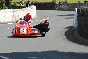 Dicky Gale Gallery: Albert H Price & Dicky Gale (Brasic Yamaha) 2011 Pre TT Classic