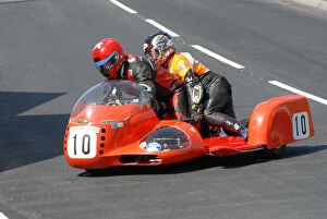 Images Dated 30th May 2010: Albert Price & Dickie Gale (Brassic Yamaha) 2010 Pre TT Classic