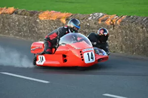 Images Dated 7th June 2020: Albert Price & Dickie Gale (Brassic Yamaha) 2012 Pre TT Classic