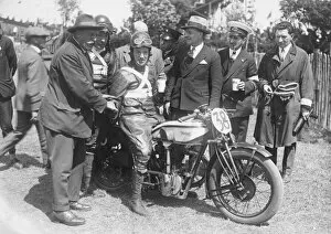 Images Dated 24th January 2022: Alec Bennett (Norton) 1927 Senior TT