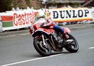 Images Dated 22nd August 2019: Alex George (Honda) 1981 Formula One TT