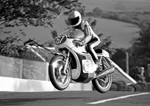 Alex George Gallery: Alex George (Triumph) 1975 Production TT