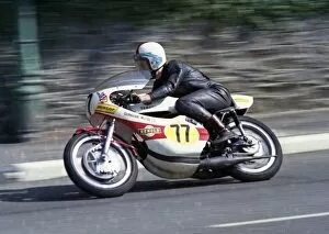 Images Dated 10th October 2017: Alf Mayrs (Yamaha) 1973 Senior Manx Grand Prix