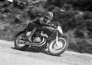 Images Dated 6th September 2021: Alfredo Milani (Gilera) 1953 Senior TT