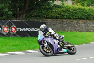 Images Dated 4th September 2015: Ali Foster (Kawasaki) Super Twin Manx Grand Prix