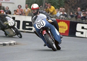Images Dated 5th August 2020: Alistair Copland (DR Honda) 1968 Junior Manx Grand Prix