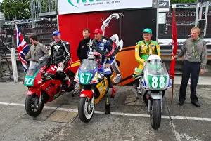 2013 Lightweight Mgp Prints: Alistair Haworth (Yamaha) Colin Martin (Kawasaki) Alex Sinclair (Yamaha) 2013 Lightweight MGP