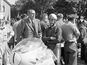 Images Dated 29th July 2023: Alistair King Bianchi Lew Ellis 1961 Junior TT