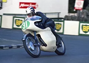 1967 Lightweight Manx Grand Prix Collection: Alistair Kirkcaldy Greeves 1967 Lightweight Manx Grand Prix