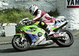 Images Dated 30th January 2018: Allan Warner (Kawasaki) 1993 Supersport 400 TT