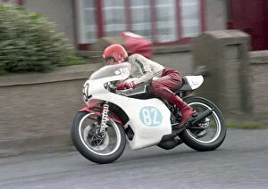 Images Dated 28th July 2021: Allen Brew (Z parts Yamaha) 1980 Junior Manx Grand Prix