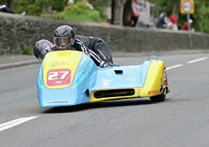 Images Dated 5th July 2023: Alun Thomas Kenny Cole. Ireson Honda 2023 Sidecar TT