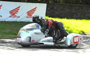 Alun Thomas Gallery: Alun Thomas & Mike Cookson (Sidecar) 2016 TT Parade Lap