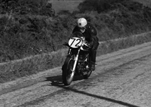 Images Dated 27th September 2018: Bill Anderson (Norton) 1957 Junior Manx Grand Prix