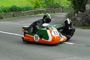 Images Dated 30th May 2015: Andi Rolli & Beate Rolli (Weslake) 2015 Pre TT Classic