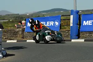 Andi Rolli & Beate Rolli (Weslake Triumph) 2013 Pre TT Classic
