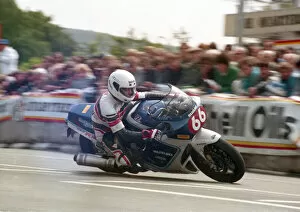 Images Dated 19th June 2021: Andreas Moll (Suzuki) 1988 Production A TT