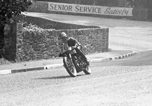 Images Dated 22nd July 2022: Andrew Herdman (BSA) 1955 Senior Manx Grand Prix