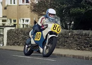 Images Dated 28th November 2017: Andy Davies (Yamaha) 1987 Senior Manx Grand Prix