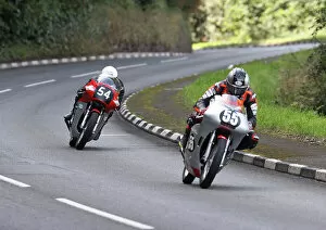 Images Dated 6th November 2022: Andy Hornby Honda Kelly Carruthers at Quarry Bends