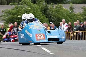 Andy King Gallery: Andy King & Andrew Sigsworth (Lumley-Ireson Honda) 2022 Sidecar TT