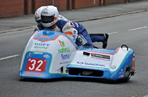 Andy King & Ben Hughes (Ireson Honda) 2014 Sidecar TT
