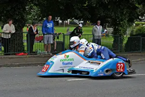 Andy King & Ben Hughes (Ireson Honda) 2014 Sidecar TT