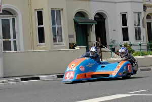 Images Dated 30th May 2020: Andy King & Kenny Cole (Ireson) 2011 Sidecar TT