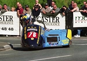 Baker Honda Collection: Andy Kinsella & Ian Armstrong (Baker Honda) 1999 Sidecar TT