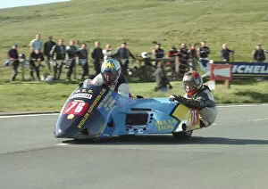 Images Dated 5th June 2020: Andy Kinsella & Ian Armstrong (Baker Honda) 1999 Sidecar TT