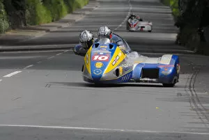 Images Dated 27th June 2022: Andy Laidlow & James Neave (LCR Suzuki) 2009 Sidecar TT