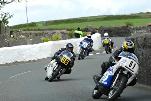 Andy Lee (Rob North Trident) and John Leigh-Pemberton (Norton) 2015 Pre TT Classic