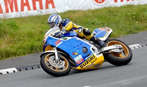 Andy Lovett Gallery: Andy Lovett (Suzuki) 2011 Classic Superbike Manx Grand Prix