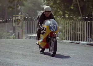 Andy Manship Padgett Yamaha Practice For The 1970 Junior TT. He Non-started The Race