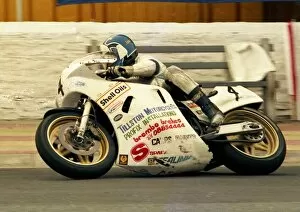 Images Dated 26th December 2017: Andy McGladdery (Suzuki) 1987 Formula One TT