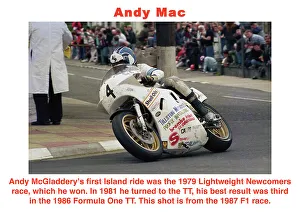 Suzuki Gallery: Andy McGladdery Suzuki 1987 Formula One TT