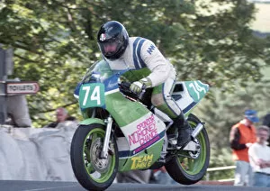 Images Dated 28th April 2020: Andy Thompson (Kawasaki) 1993 Newcomers Manx Grand Prix