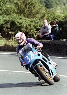 Images Dated 30th November 2019: Andy Tuck (Yamaha) 1994 Newcomers Manx Grand Prix
