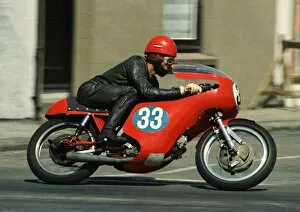 Images Dated 22nd March 2018: Angelo Bergamonti (Aermacchi) 1969 Junior TT